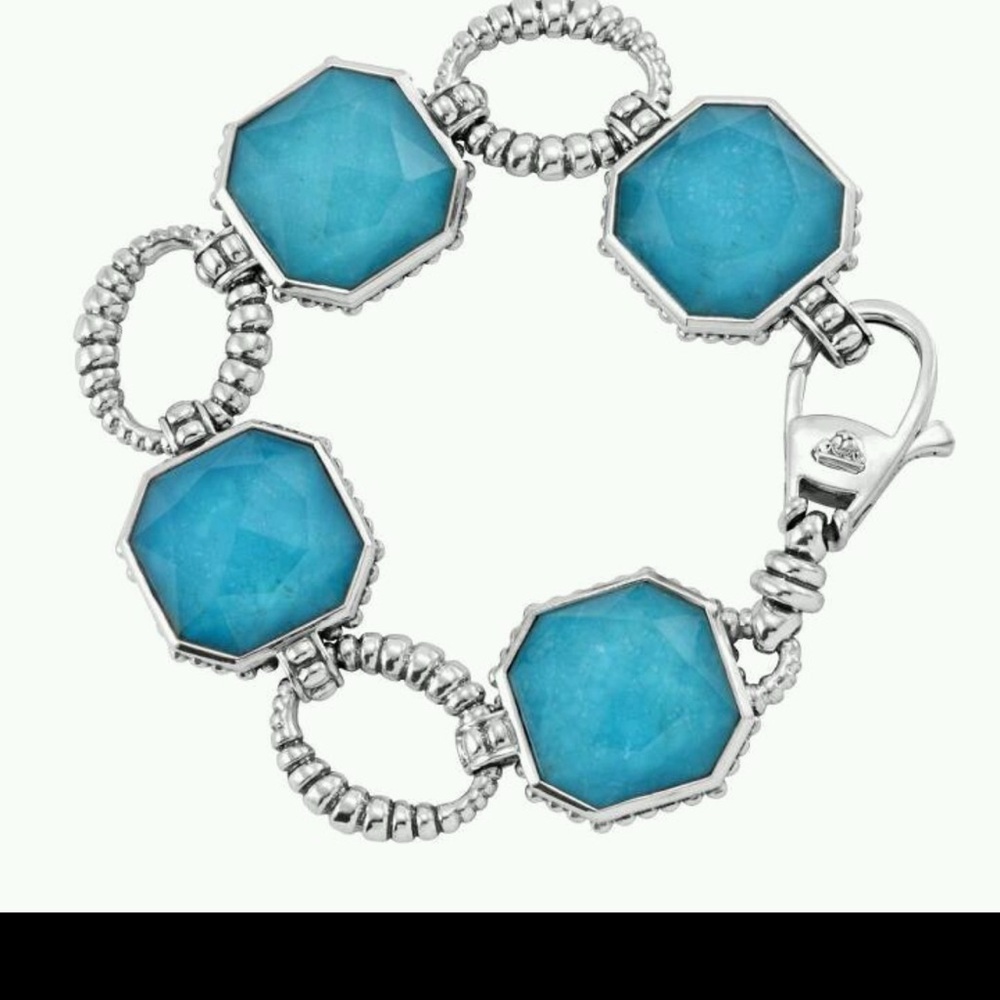 Gorgeous, genuine LAGOS Color Rocks Turquoise bracelet.
